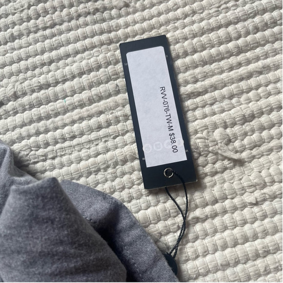 Rawyalty Couture Label Splatter Jeweled Solid T-Shirt Black Medium - Picture 7 of 10